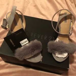 Brand NEW Forever 21 Gray Heels